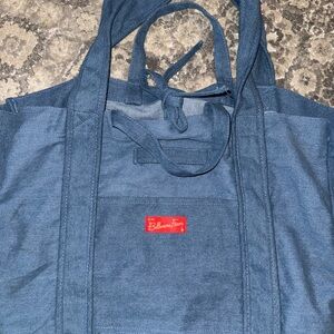 Ballerina farms Denim Blue Tote Bag